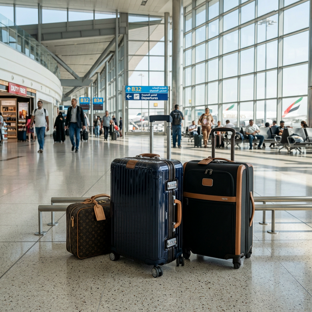 Luggage in airport